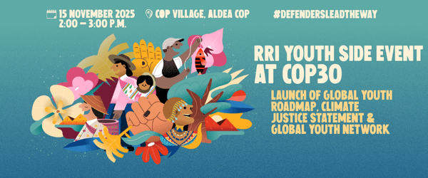 RRI Youth Side Event: Launch of a Youth Roadmap, Climate Justice Statement, and Global Youth Network